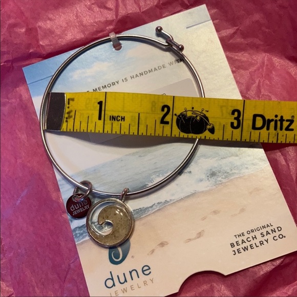 Dune Jewelry Cape Cod Bracelet Beach Wave Bangle Bracelet - Picture 3 of 3